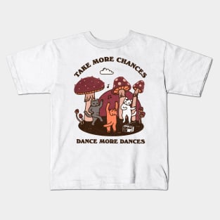 Retro Dancing Cats Kids T-Shirt